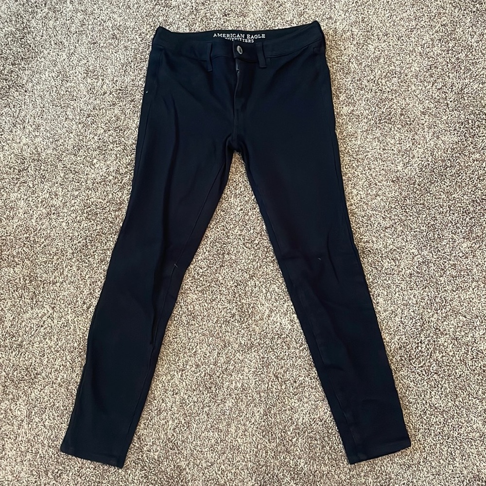 Womens American Eagle Black Jeggings